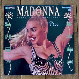 Madonna Blond Ambition World Tour Live Laserdisc 1990 Excellent!!!